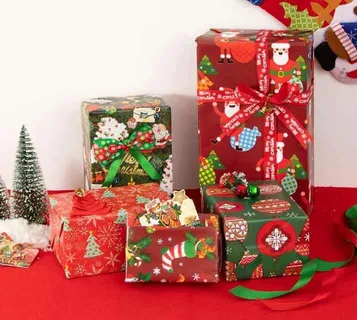 custom christmas wrapping paper