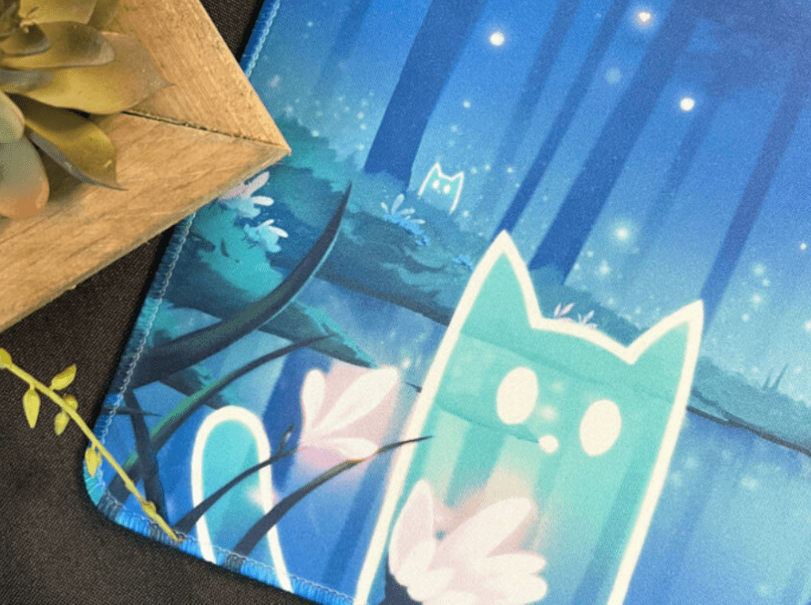 Forest Cat Spirits Playmat