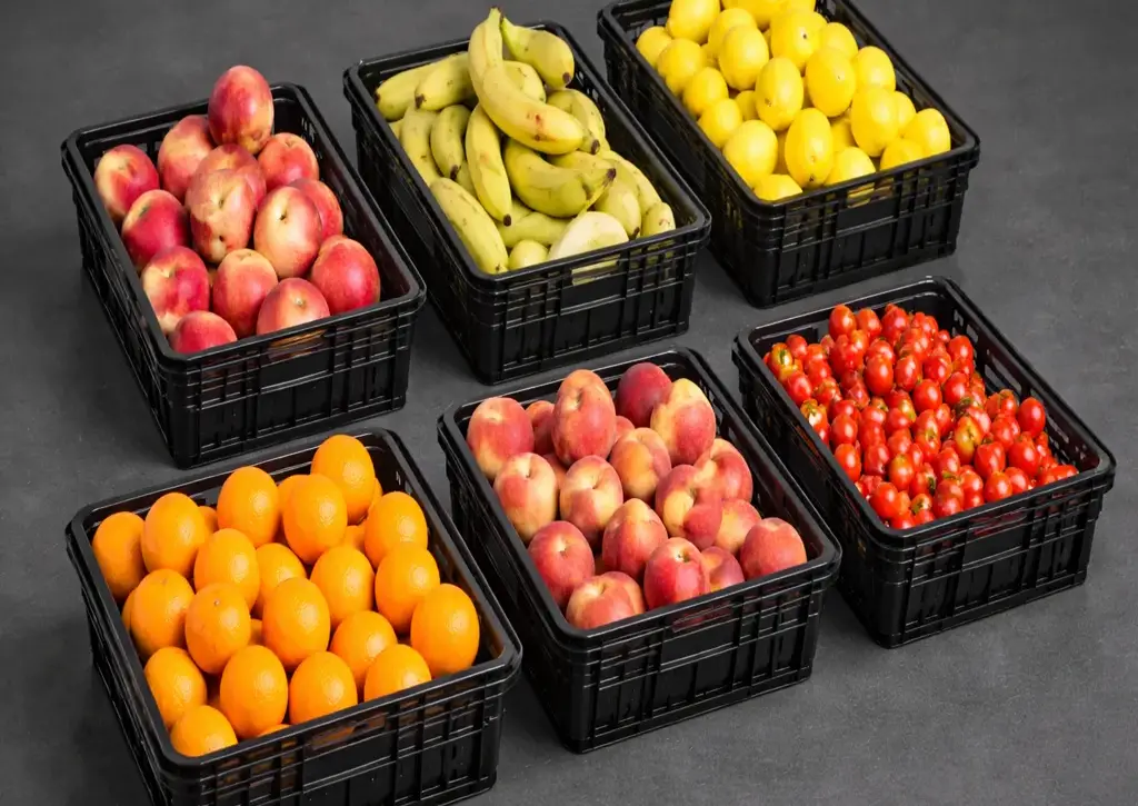 vegetable display