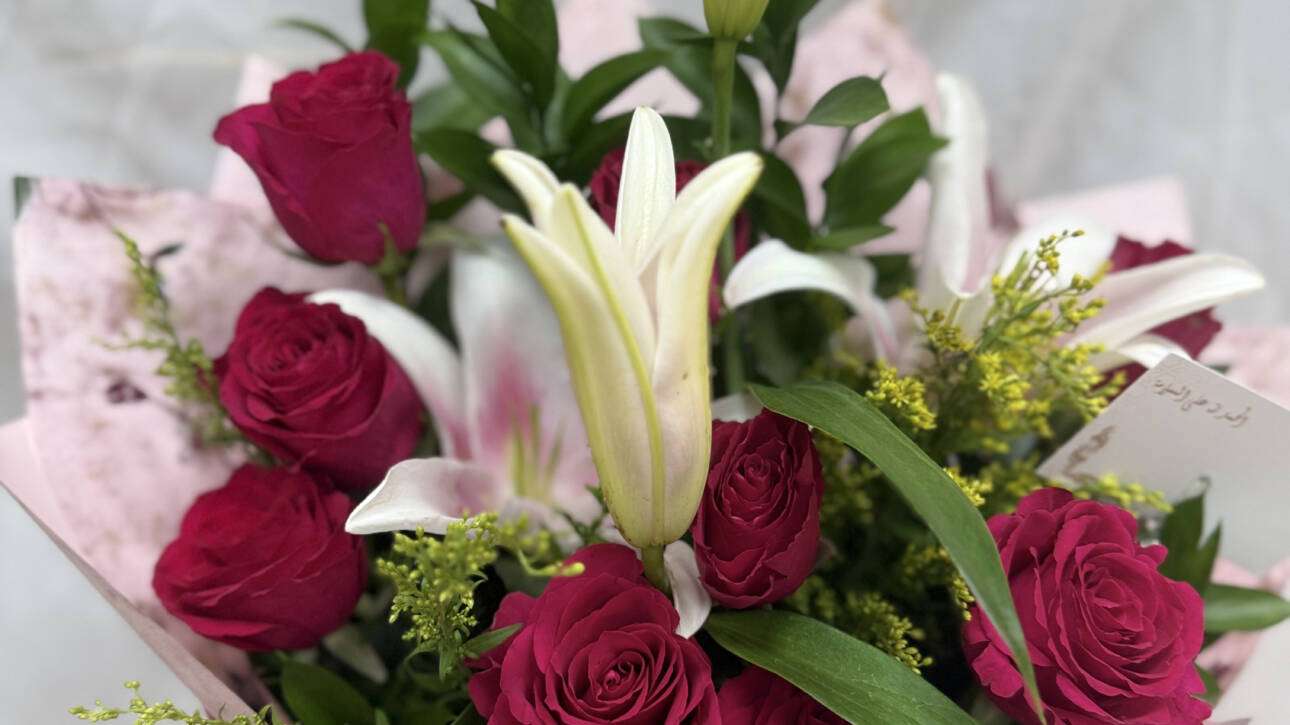 Wedding Bouquet Flowers in Ajman
