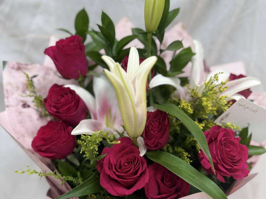Wedding Bouquet Flowers in Ajman