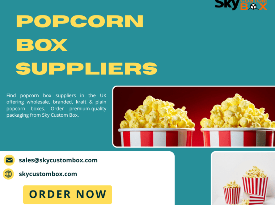 plain white popcorn boxes