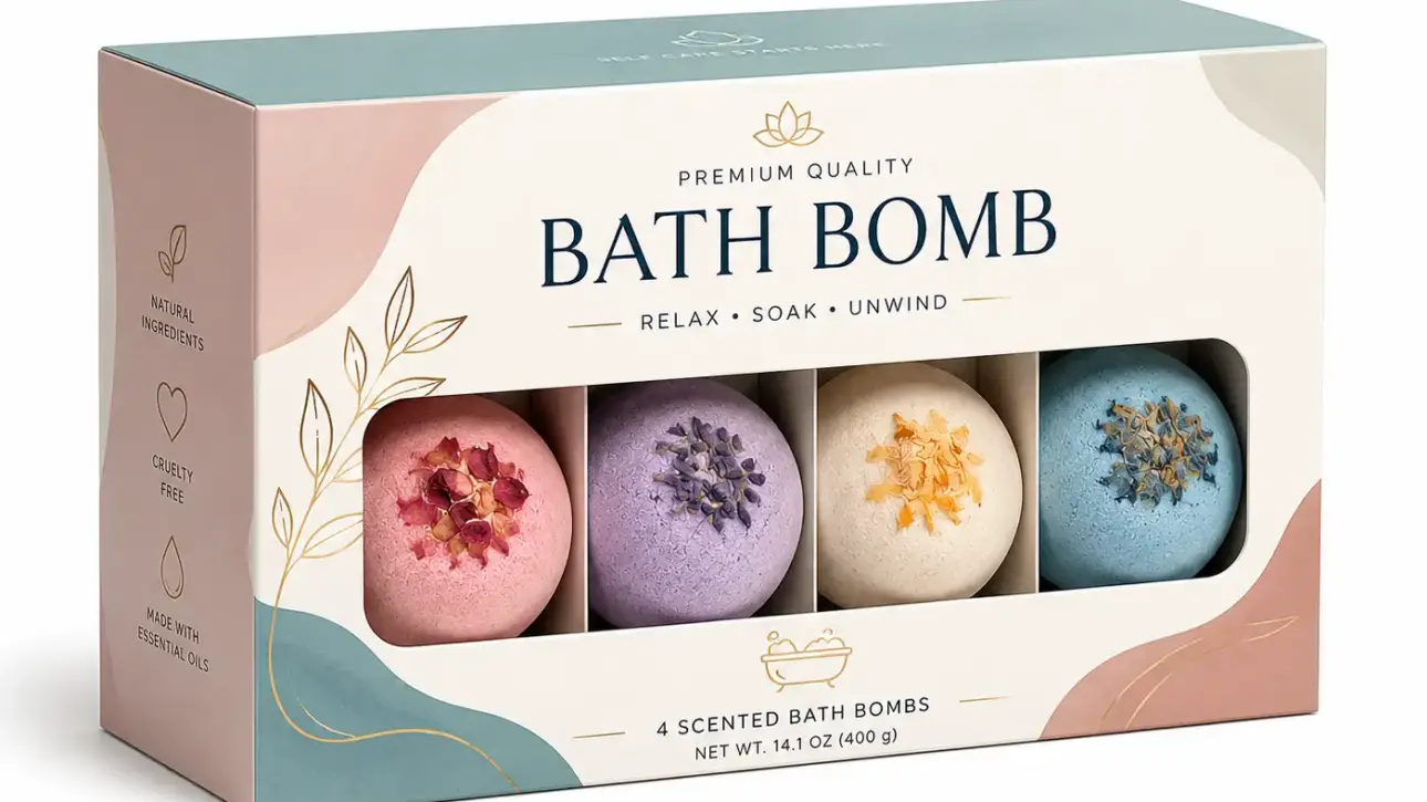 bath bomb packaging