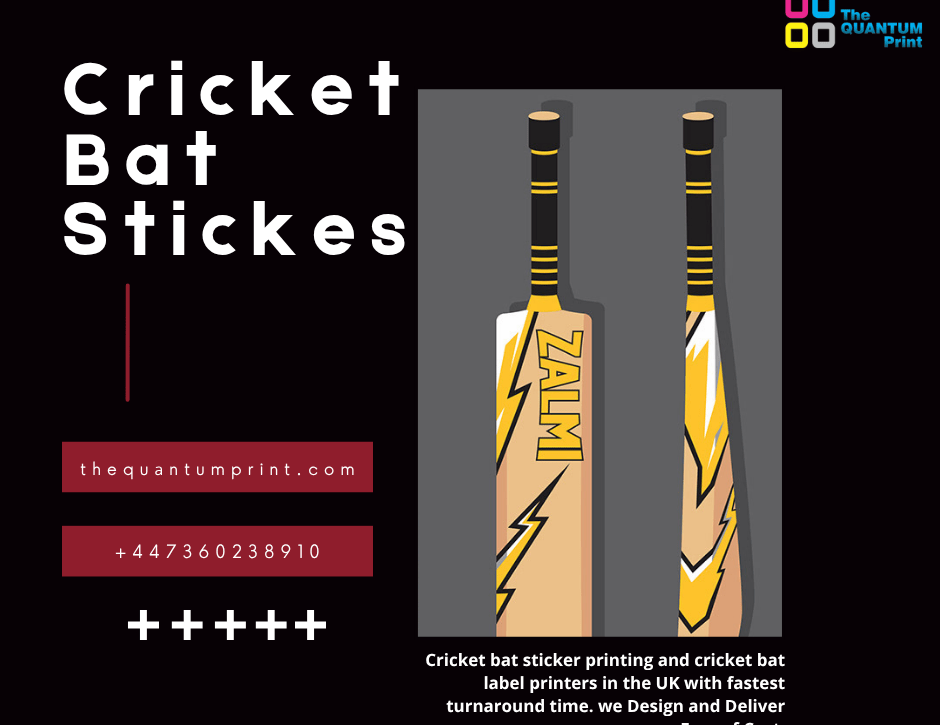 cricket bat sticker maker