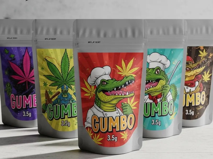 Gumbo 3.5g Mylar Bags