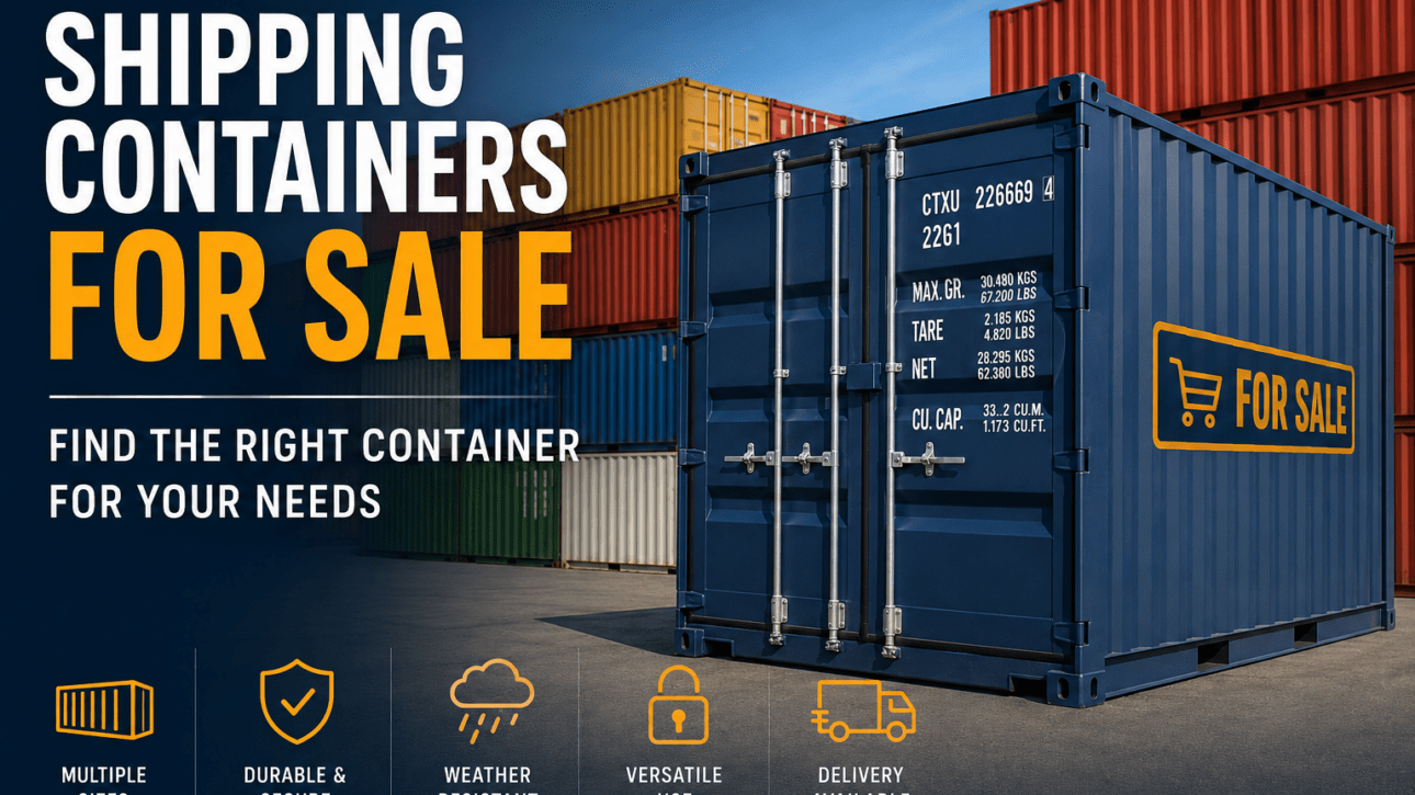 Shipping Containers for Sale: Find the Right Container for Your Needs