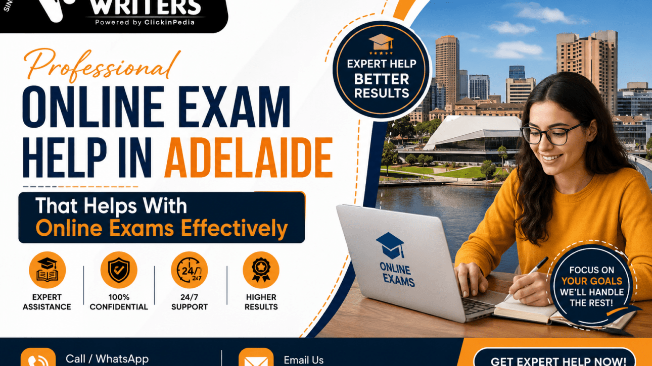Professional Online Exam Help in Adelaide That Helps With Online Exams Effectively