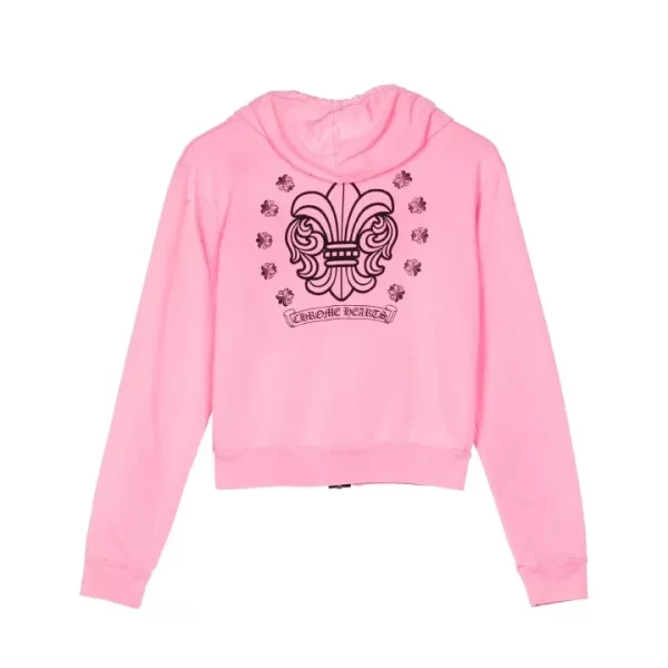 Chrome-Hearts-Girls-Zip-Up-Pink-Hoodie-1-600x600