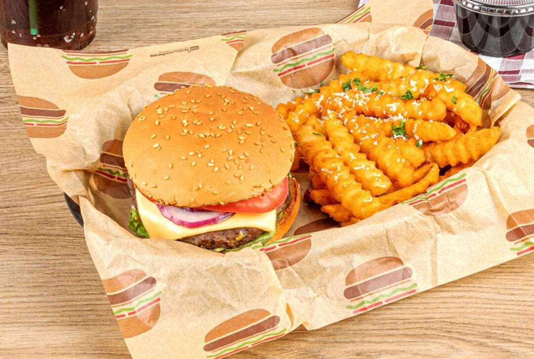 Custom food basket liners