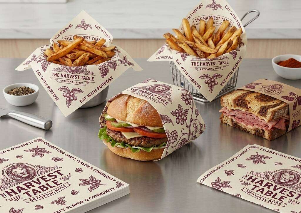 Custom Food Wrap Paper