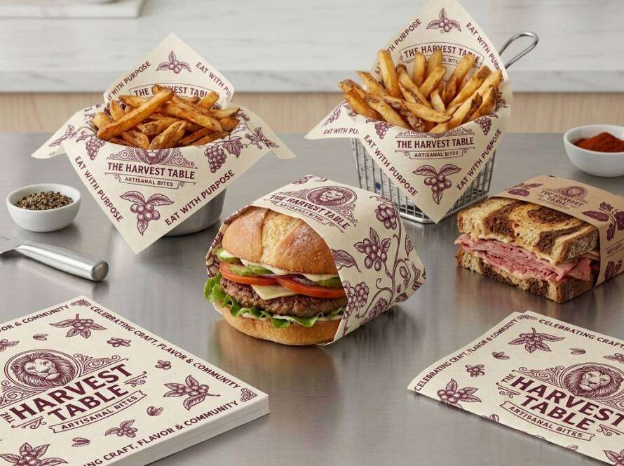 Custom Food Wrap Paper