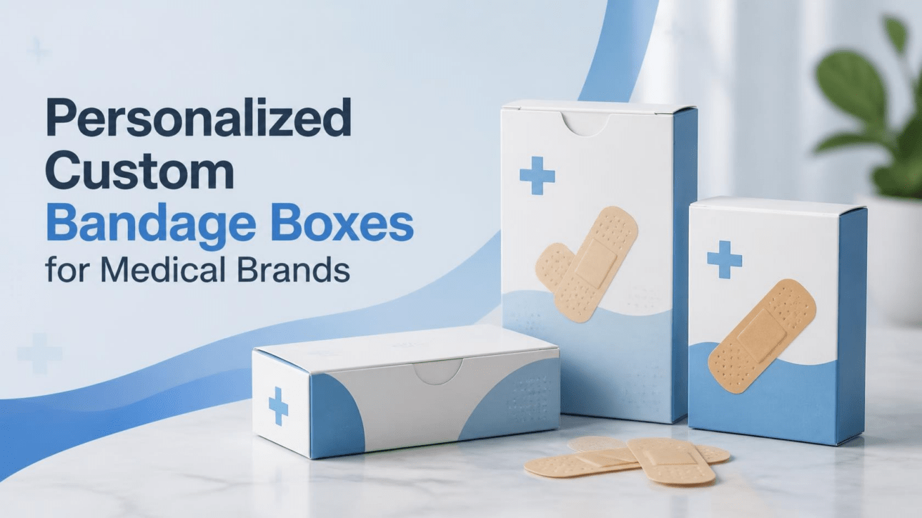 Personalized Custom Bandage Boxes for Medical Brands