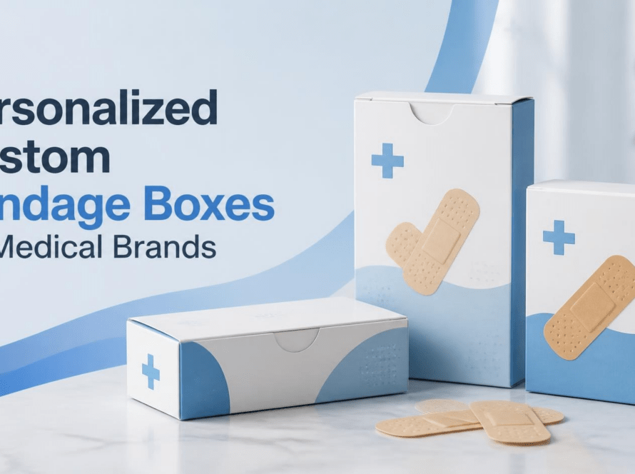 Personalized Custom Bandage Boxes for Medical Brands