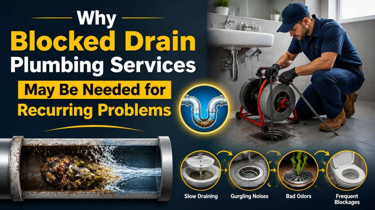 Why Blocked Drain Plumbing Services May Be Needed for Recurring Problems