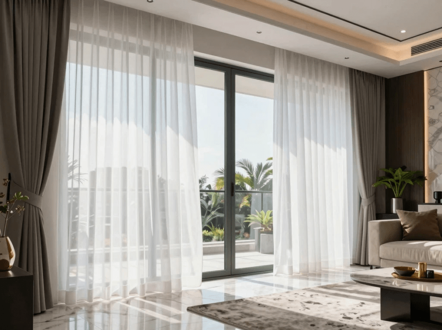 Sheer curtains Dubai Silicon Oasis