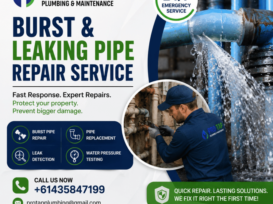 burst pipe repair south yarra
