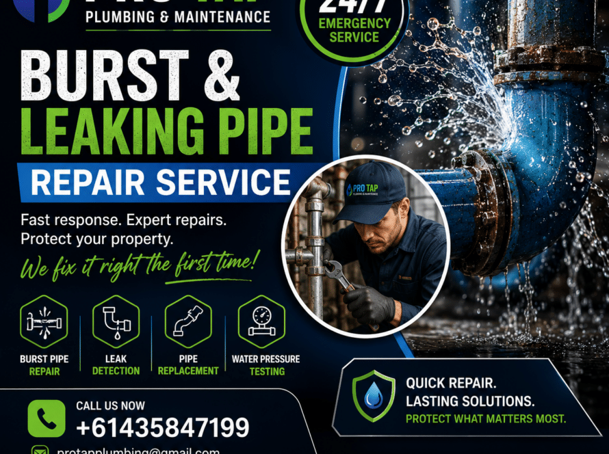 burst pipe repair melbourne