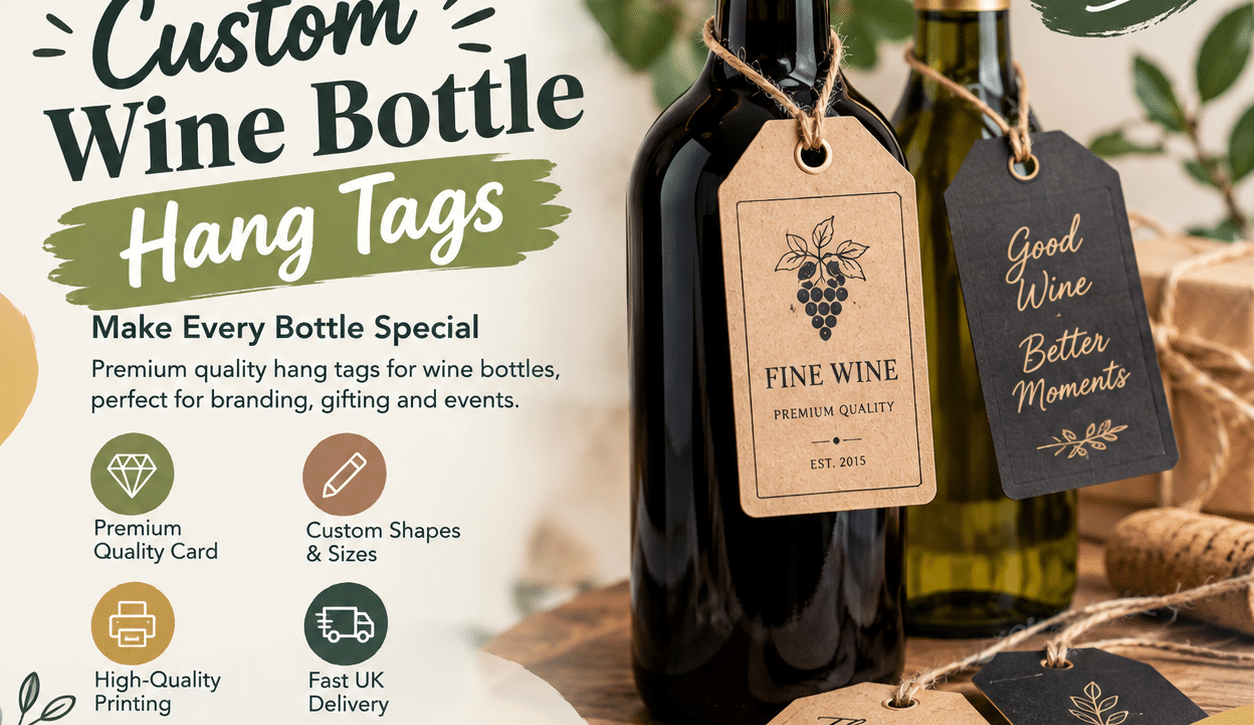 wine bottle hang tags