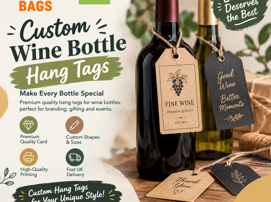 wine bottle hang tags