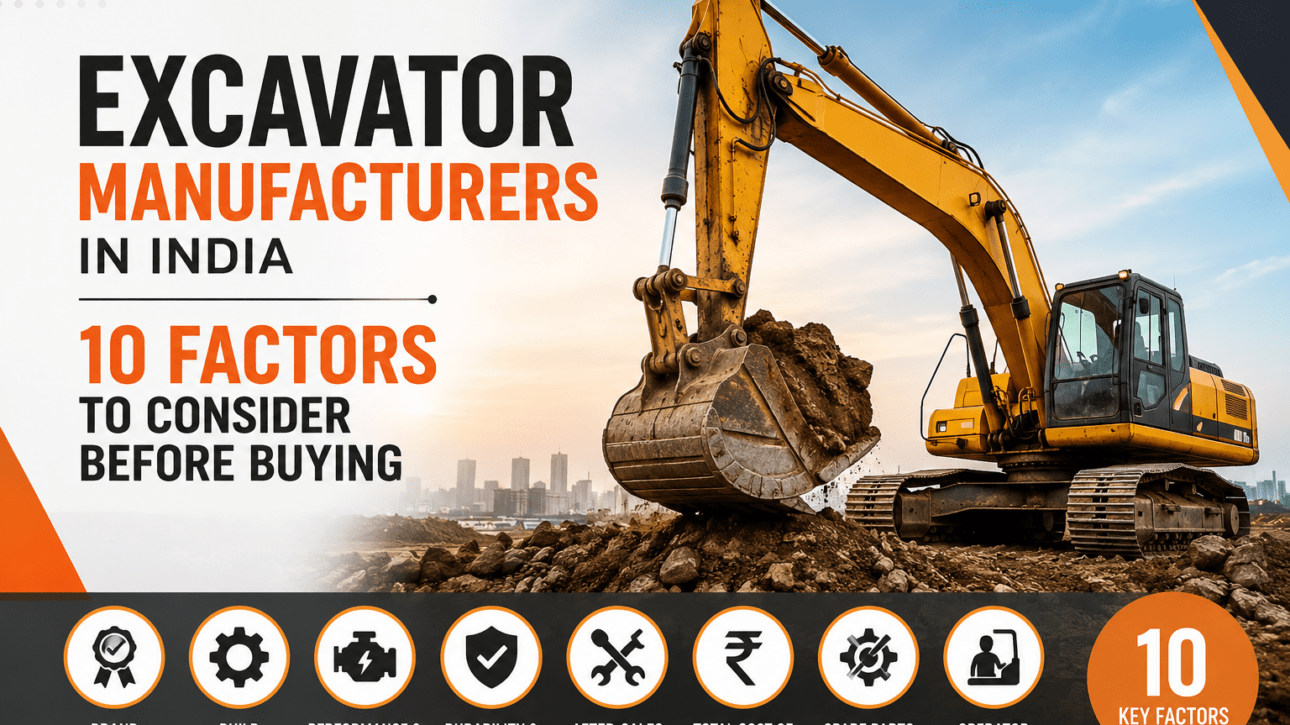 Excavator Manufacturers in India