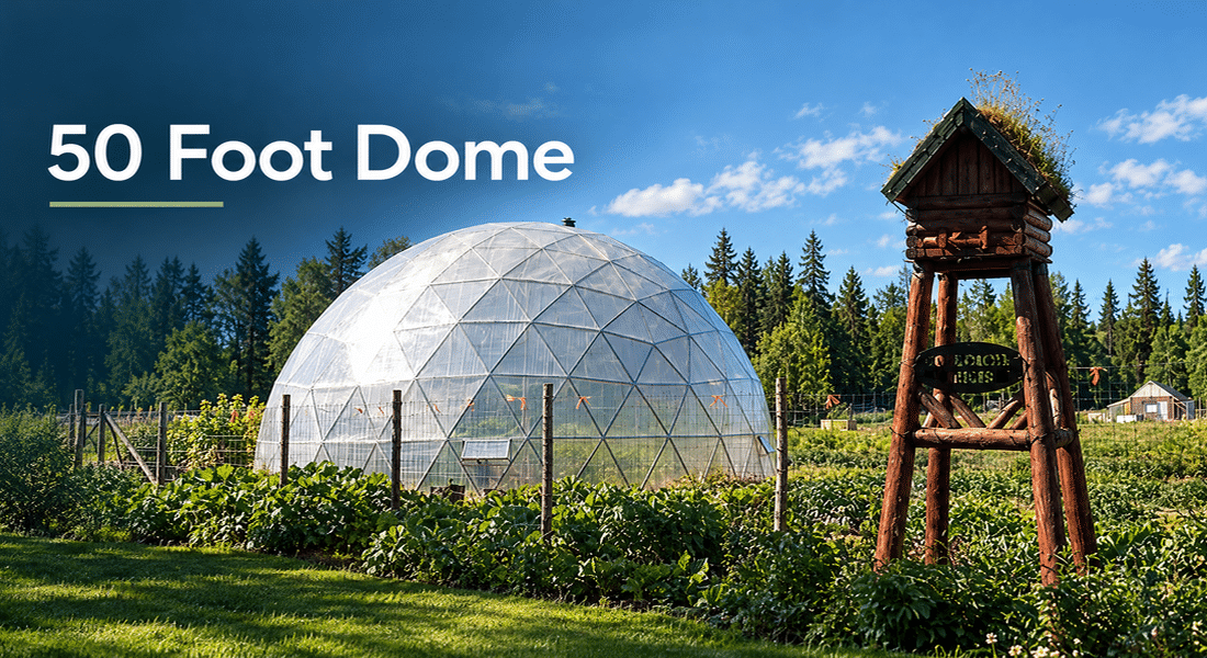 50 ft geodesic greenhouse kit