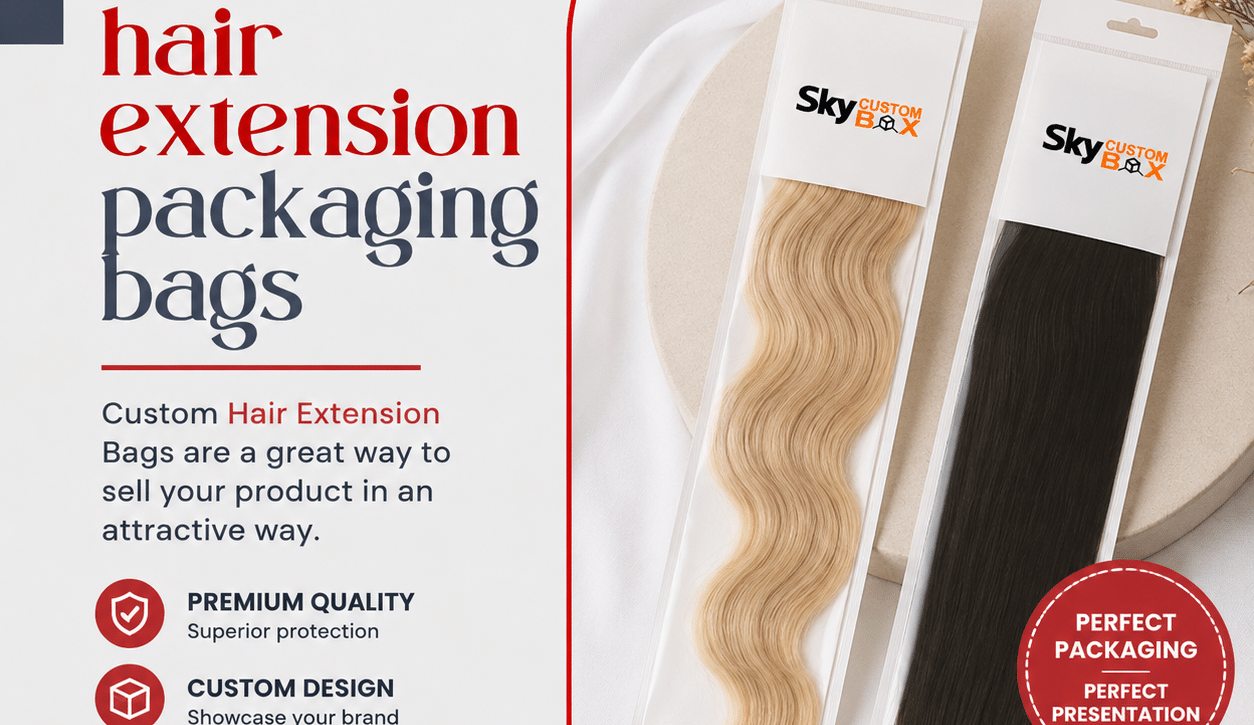 plastic hair extension bags