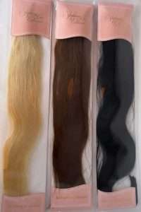 PVC plastic packaging bag for packing hair extension