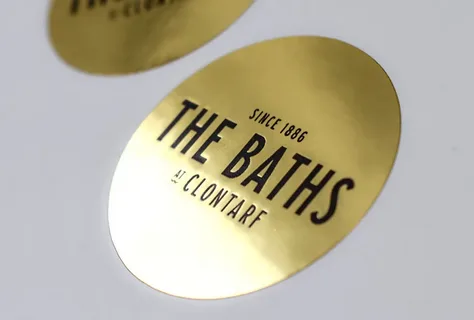 custom gold seal stickers